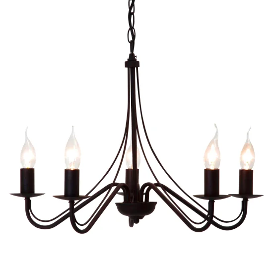 LAMPADA A SOFFITTO 5 LUCI MIRANDA FORGIA