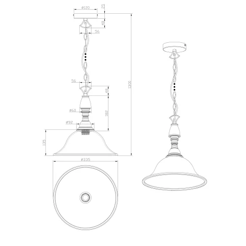 LAMPADA A SOFFITTO CIONDOLO MIRANDA FORGIA