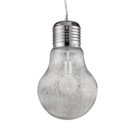 CIONDOLO A BULBO D'ACCIAIO