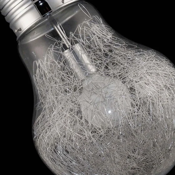 CIONDOLO A BULBO D'ACCIAIO