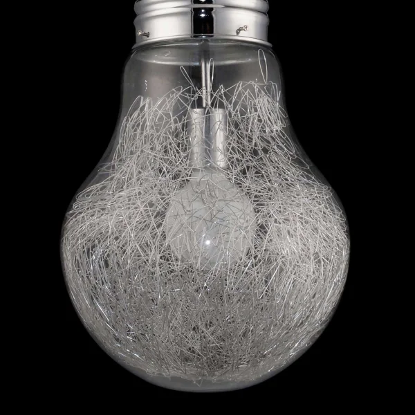 CIONDOLO A BULBO D'ACCIAIO