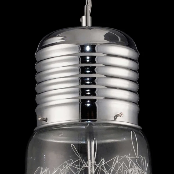 CIONDOLO A BULBO D'ACCIAIO