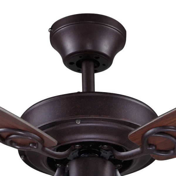 VENTILATORE A SOFFITTO MARRONE GEARY