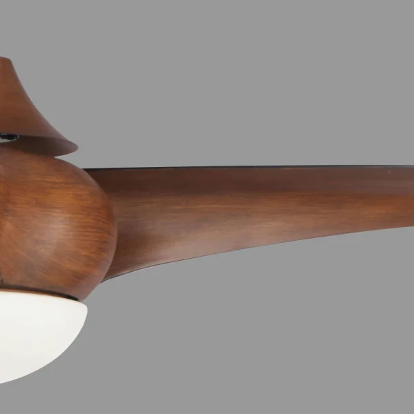 VENTILATORE A SOFFITTO A LED MARRONE PARRISH
