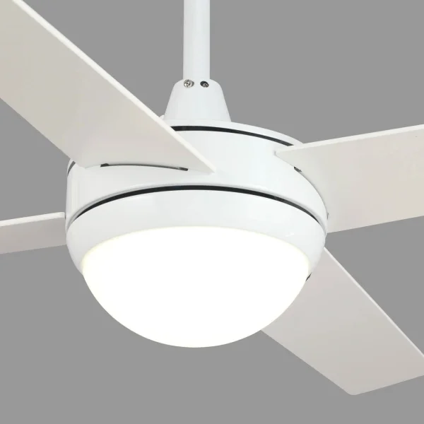 VENTILATORE A SOFFITTO A LED DI LINCE BIANCA