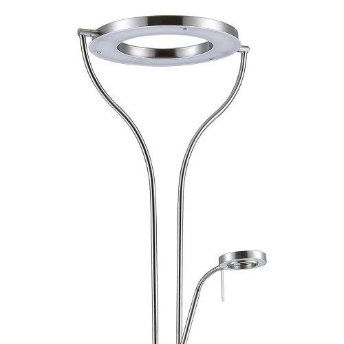 CAROSELLO A LED 20W LAMPADA DA TERRA CROMATA CAROSELLO A LED 20W LAMPADA DA TERRA CROMATA