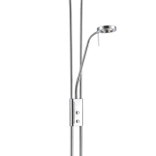 CAROSELLO A LED 20W LAMPADA DA TERRA CROMATA CAROSELLO A LED 20W LAMPADA DA TERRA CROMATA
