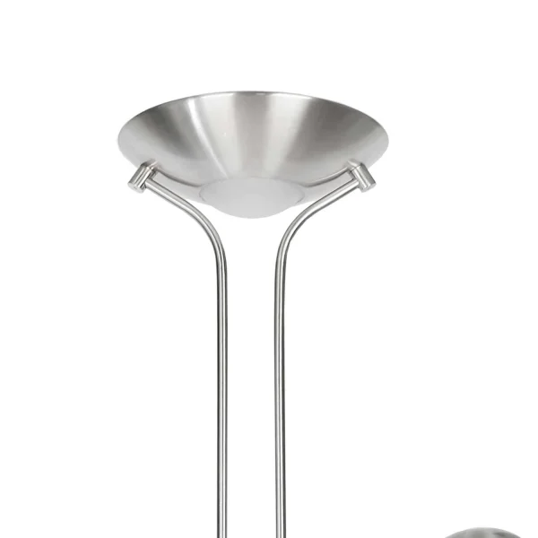 LAMPADA DA TERRA LED AYMERICK 18W CROMO