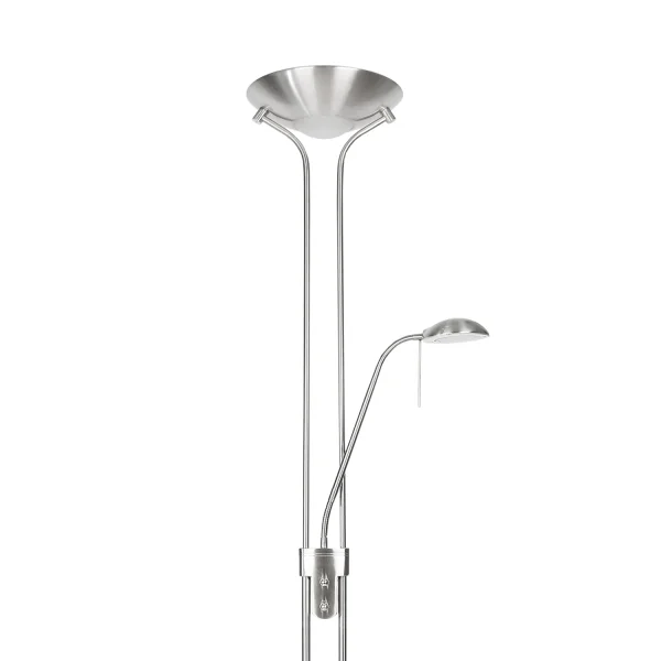 LAMPADA DA TERRA LED AYMERICK 18W CROMO