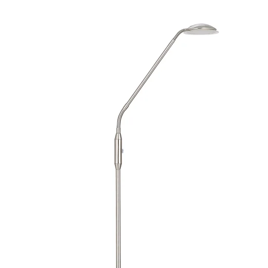 LAMPADARIO DA TERRA LED MAXIMO 6W NICKEL SATINATO