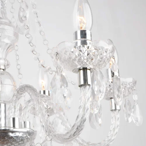 LAMPADA A SOFFITTO 6 LUCI DA LEONETTA TRASPARENTI