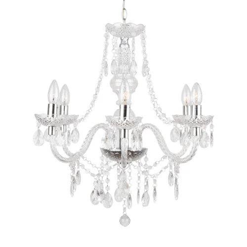 LAMPADA A SOFFITTO 6 LUCI DA LEONETTA TRASPARENTI