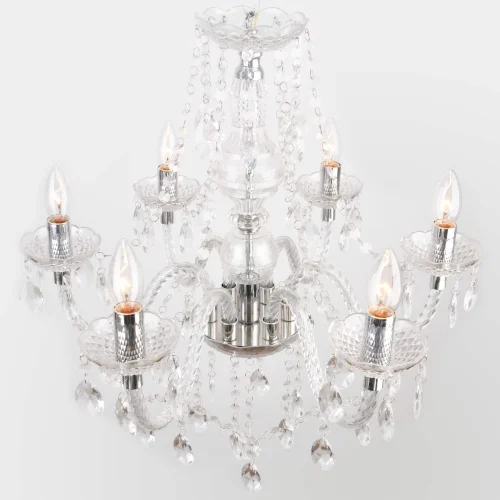 LAMPADA A SOFFITTO 6 LUCI DA LEONETTA TRASPARENTI