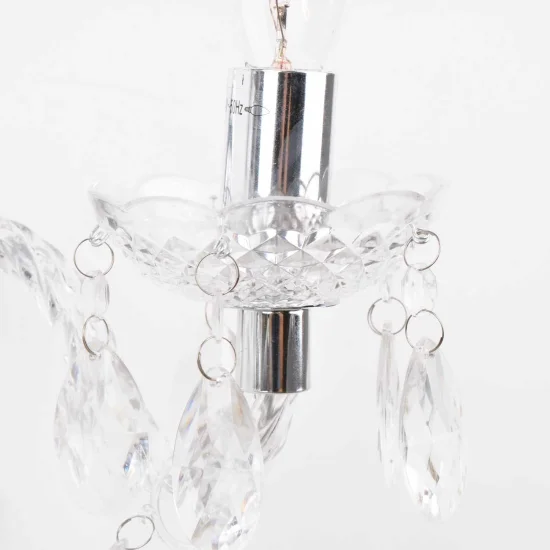 LAMPADA DA PARETE 2 LUCI DA LEONETTA TRASPARENTI 2