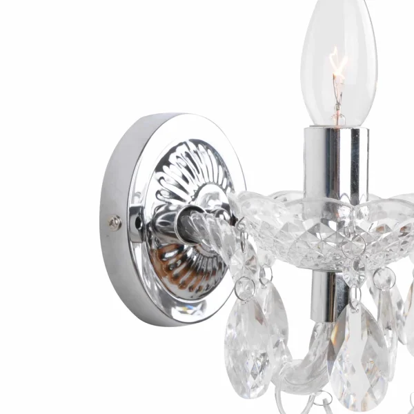 LAMPADA DA PARETE 2 LUCI DA LEONETTA TRASPARENTI