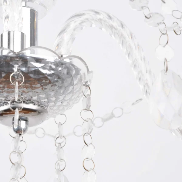 LAMPADA A SOFFITTO 3 LUCI DA LEONETTA TRASPARENTI