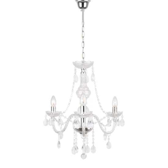 LAMPADA A SOFFITTO 3 LUCI DA LEONETTA TRASPARENTI 2