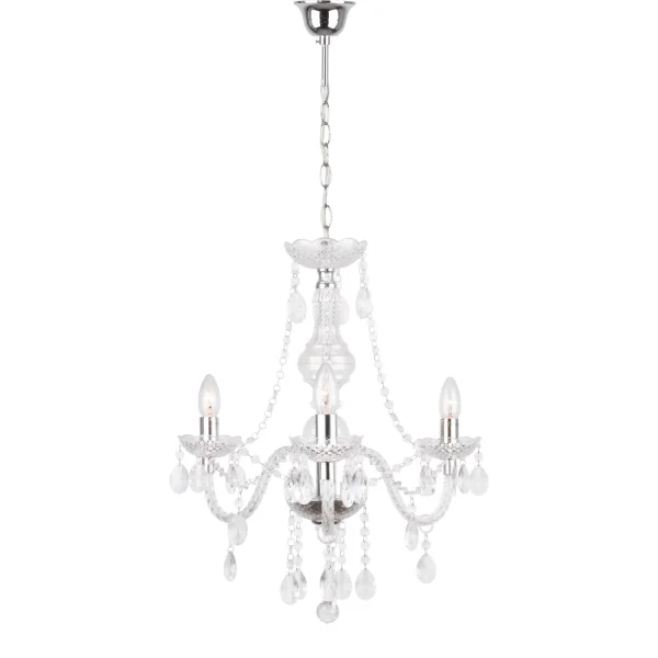 LAMPADA A SOFFITTO 3 LUCI DA LEONETTA TRASPARENTI