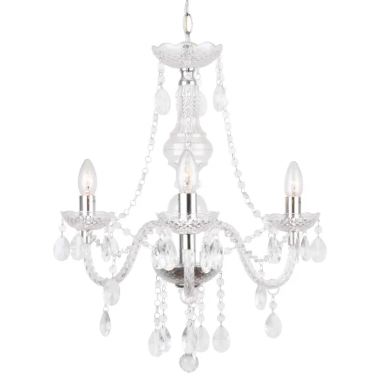 LAMPADA A SOFFITTO 3 LUCI DA LEONETTA TRASPARENTI