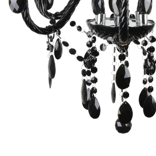 LAMPADA A SOFFITTO 6 LUCI GIULIA NERE