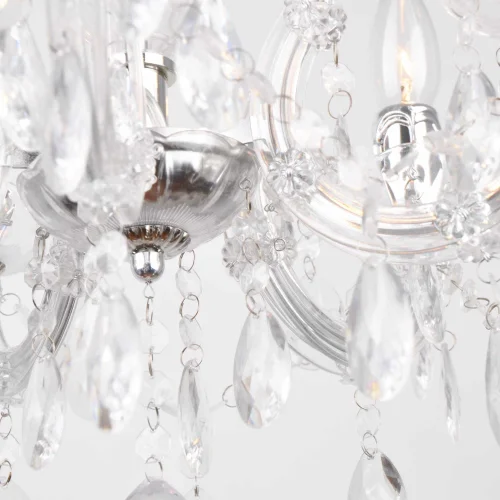 LAMPADA A SOFFITTO 5 LUCI NICOLA TRASPARENTI