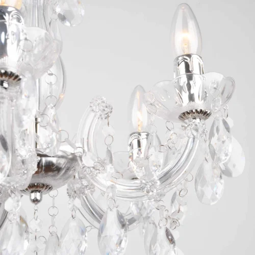 LAMPADA A SOFFITTO 5 LUCI NICOLA TRASPARENTI