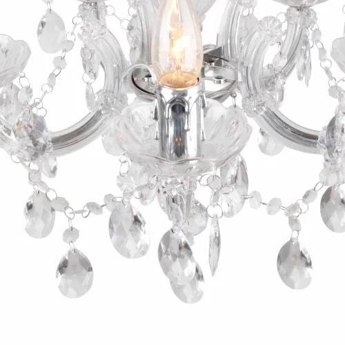 LAMPADA A SOFFITTO 5 LUCI NICOLA TRASPARENTI