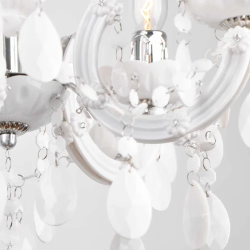 LAMPADA A SOFFITTO 5 LUCI NICOLA BIANCHE