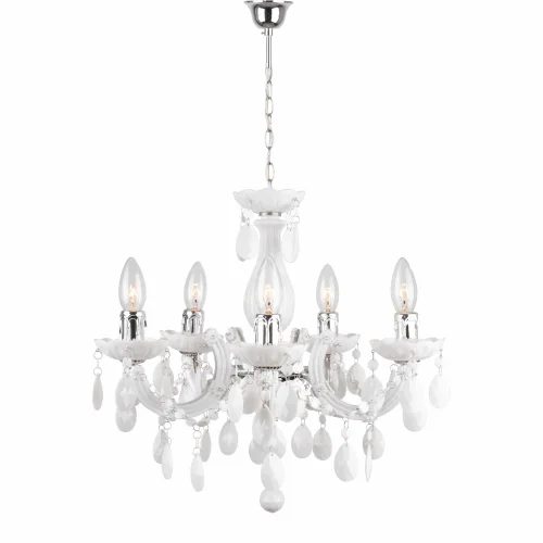 LAMPADA A SOFFITTO 5 LUCI NICOLA BIANCHE