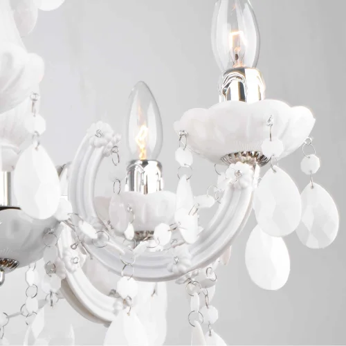 LAMPADA A SOFFITTO 5 LUCI NICOLA BIANCHE