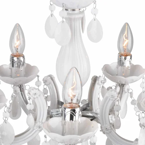 LAMPADA A SOFFITTO 5 LUCI NICOLA BIANCHE