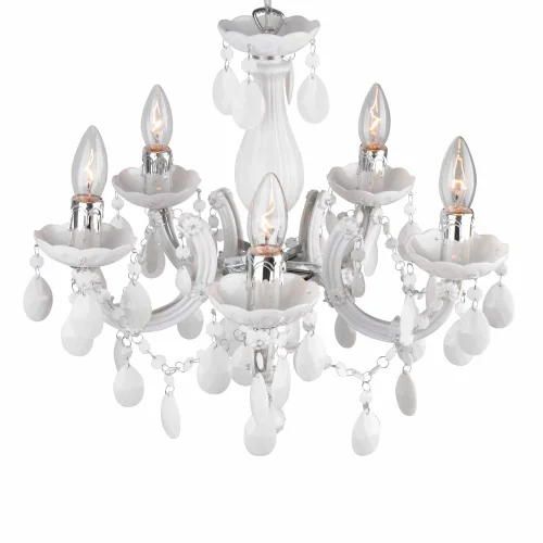 LAMPADA A SOFFITTO 5 LUCI NICOLA BIANCHE