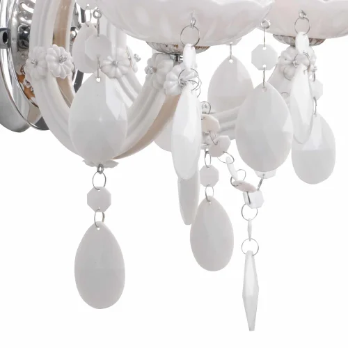 LAMPADA DA PARETE 2 LUCI A MOLLA BIANCHE