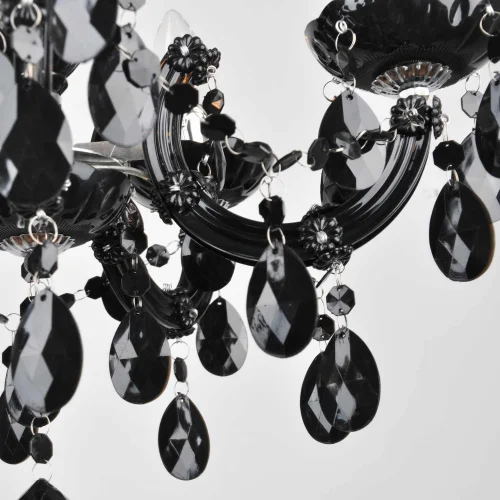 LAMPADA A SOFFITTO 5 LUCI OLETHEA NERE