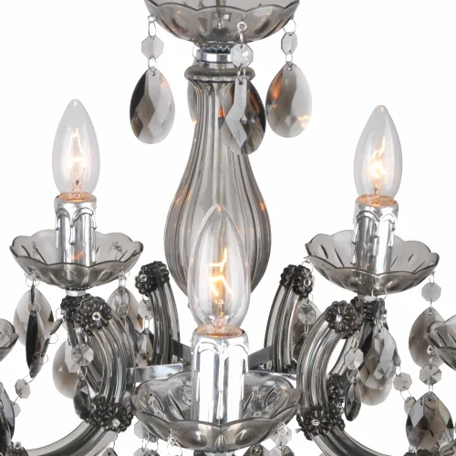 LAMPADA A SOFFITTO 5 LUCI VIRGILIA AFFUMICATO