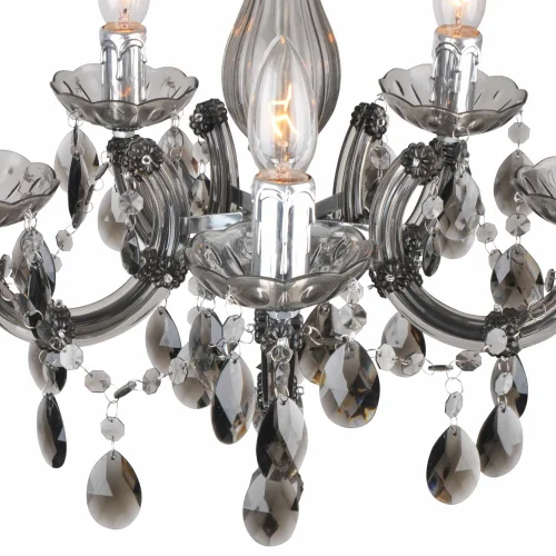 LAMPADA A SOFFITTO 5 LUCI VIRGILIA AFFUMICATO