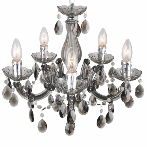 LAMPADA A SOFFITTO 5 LUCI VIRGILIA AFFUMICATO