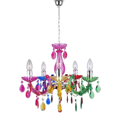 LAMPADA A SOFFITTO 5 LUCI MULTICOLORI