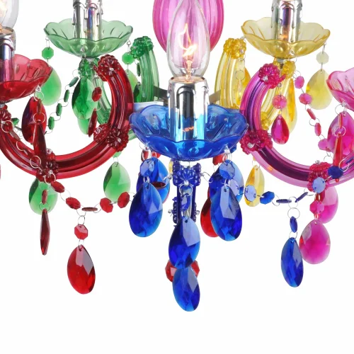 LAMPADA A SOFFITTO 5 LUCI MULTICOLORI