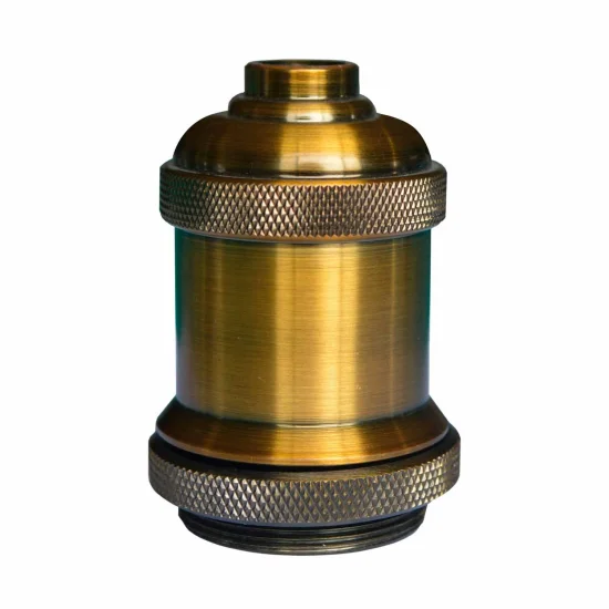 PORTA LAMPADE E27 1L ACCIAIO ORO RAME