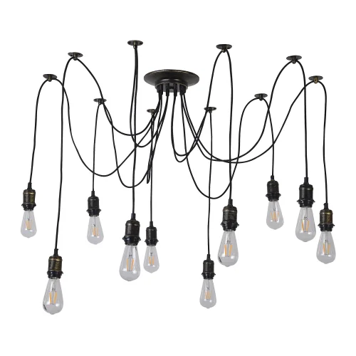 LAMPADA A SOFFITTO 10 LUCI CARLA INVECCHIATE