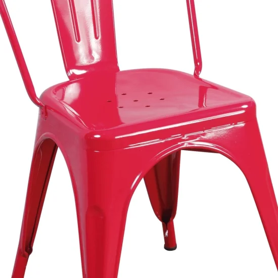 SEDIA DI GIUSEPPINA ROSSA INDUSTRIALE 2