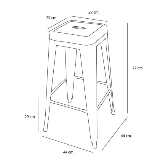 SGABELLO GIALLO JOSEPHINE 2