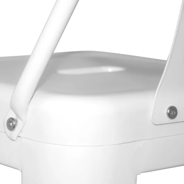 BIANCO JOSEPHINE HIGH SGABELLO