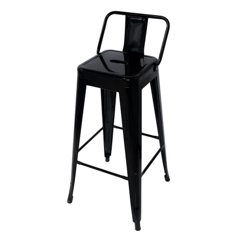 NERO JOSEPHINE HIGH SGABELLO