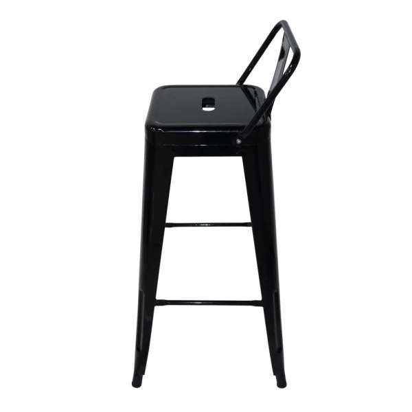 NERO JOSEPHINE HIGH SGABELLO