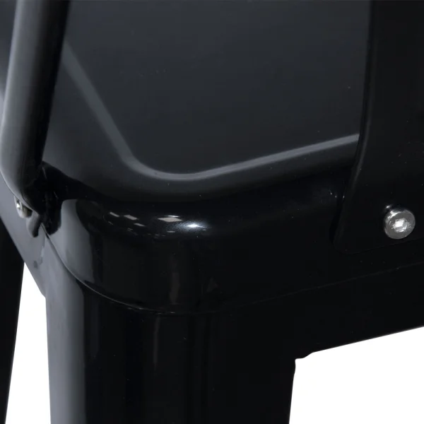 NERO JOSEPHINE HIGH SGABELLO