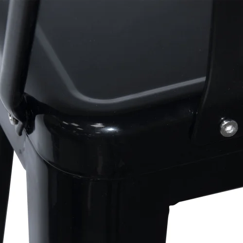 NERO JOSEPHINE HIGH SGABELLO