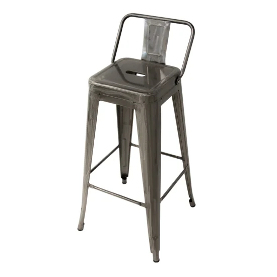 ALTA GIUSEGA SGABELLO INVECCHIATO METALLICO