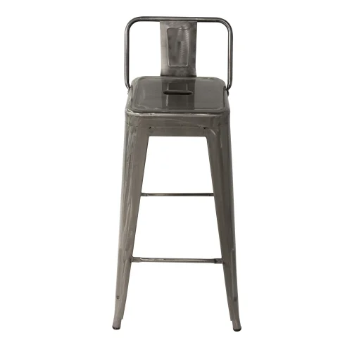 ALTA GIUSEGA SGABELLO INVECCHIATO METALLICO